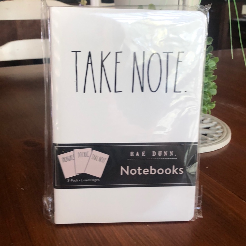 Rae Dunn note books